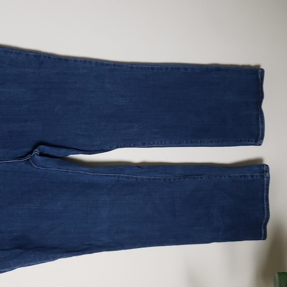 Logo by Lori Goldstein cropped bootcut jeans, medium wash, women's size 20W - Picture 3 of 10